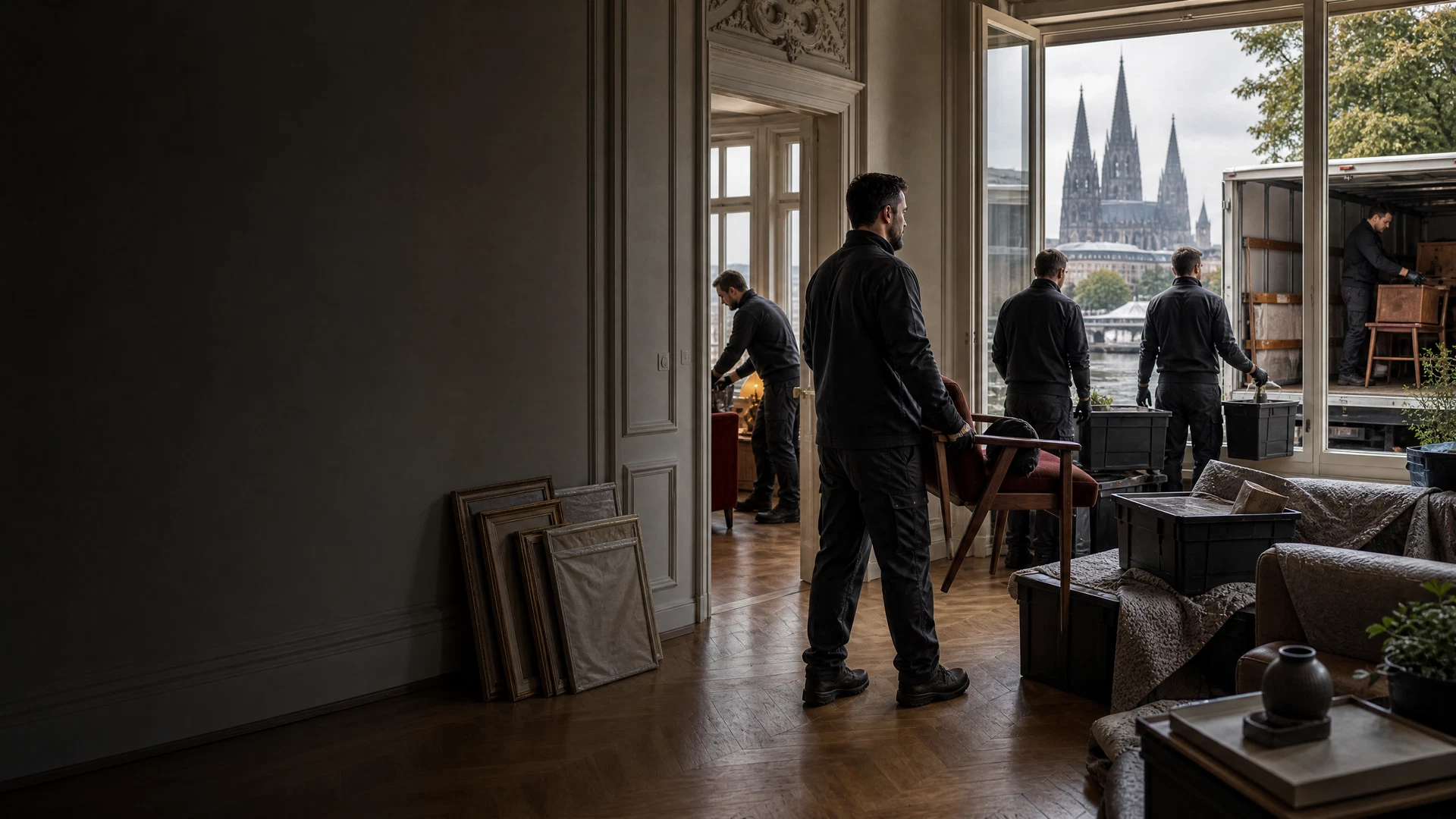 Organisiertes Team von MY Projekt bei einer Entrümpelung und Bauvorbereitung in NRW